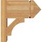 Ekena Millwork Westlake Arts & Crafts Rough Sawn Outlooker, Western Red Cedar, 8"W x 14"D x 14"H OUT08X14X14WTL03RWR - alternate 2